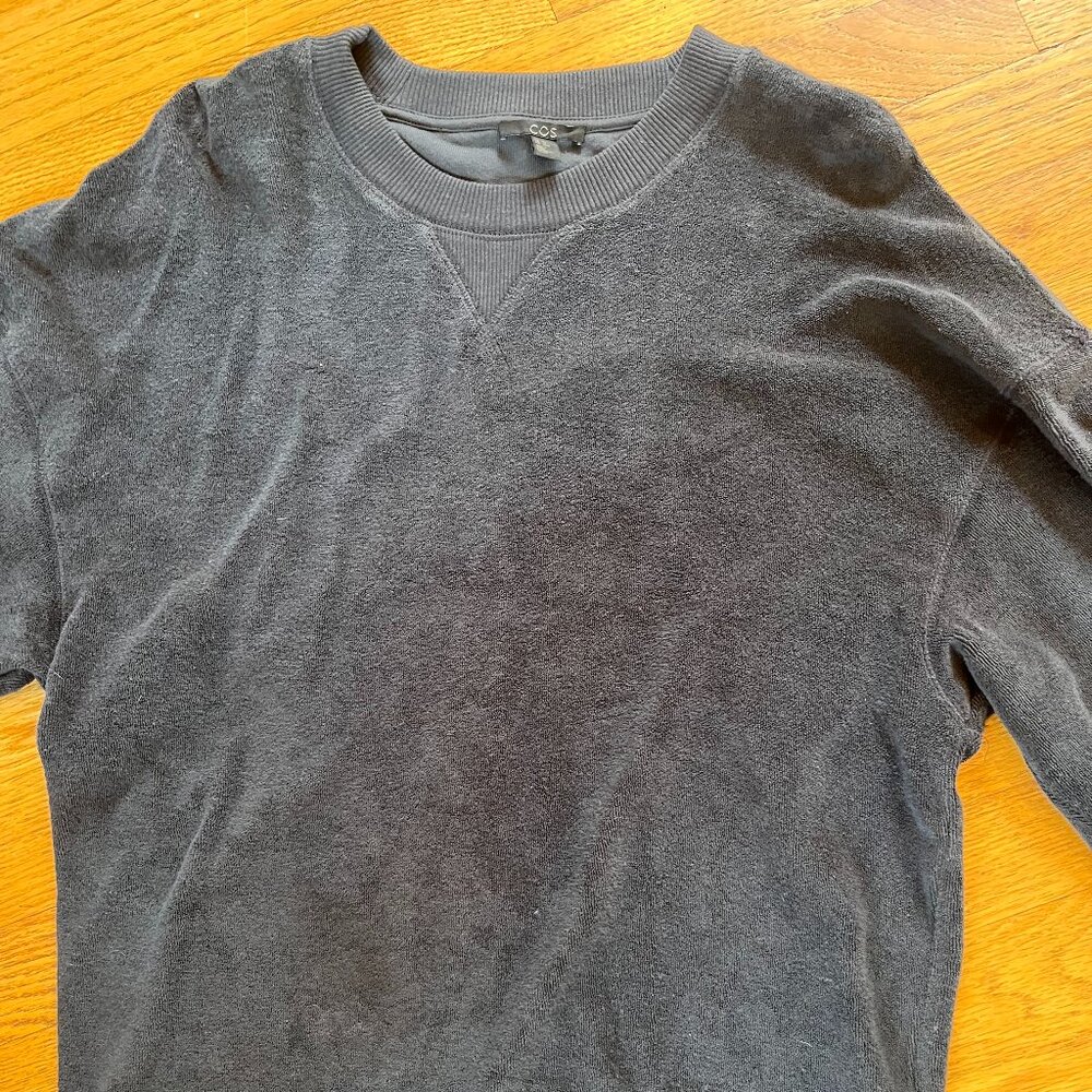 COS Womens Size XS Crewneck Sweater Navy